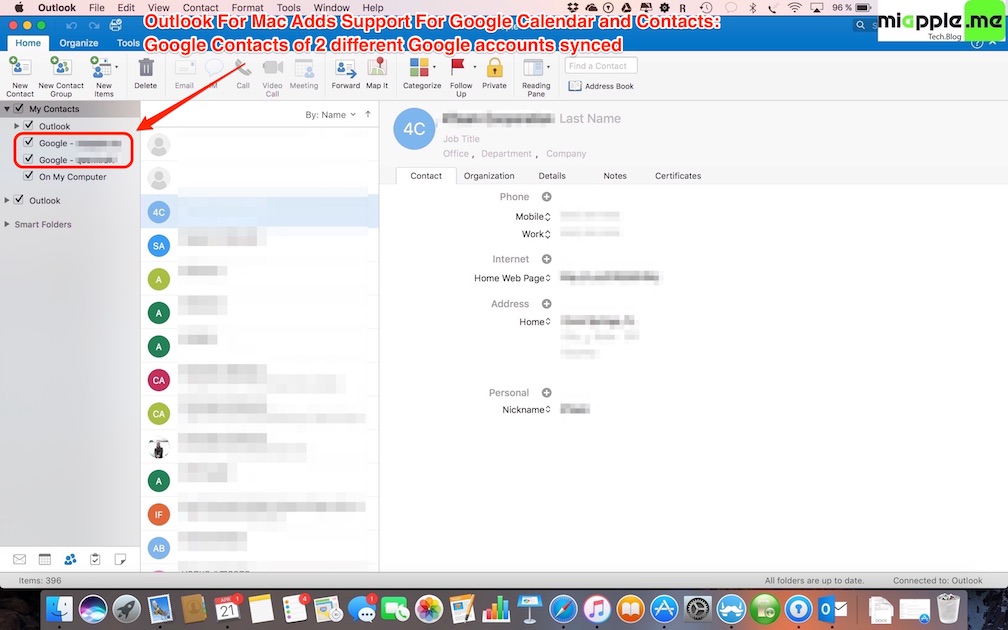 outlook for mac you tube